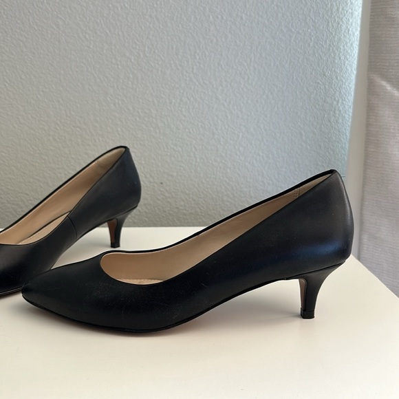 NWOT Cole Haan Black Leather 45mm Pump size 8 - Picture 3 of 6